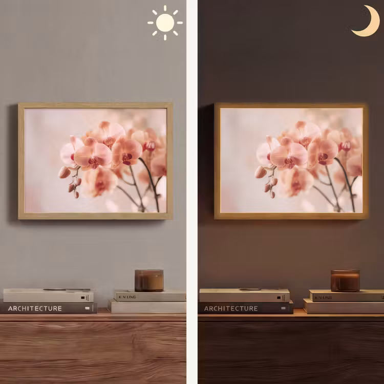 Lightbox - Wandlamp - Orchidee - Bloemen - Roze - Bloemblaadjes — 6