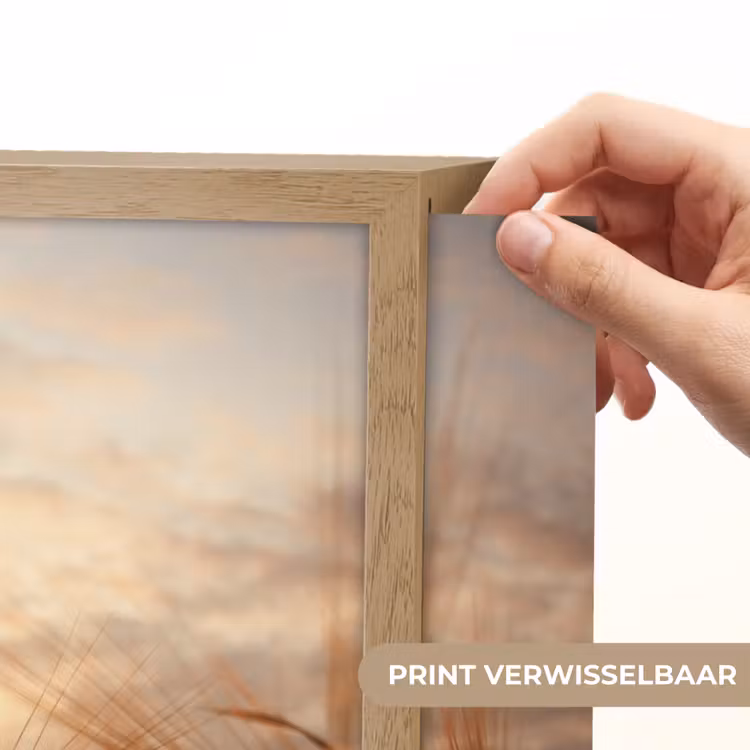 Lightbox - Wandlamp - Riet - Gras - Zonsondergang - Natuur - Horizon — 5