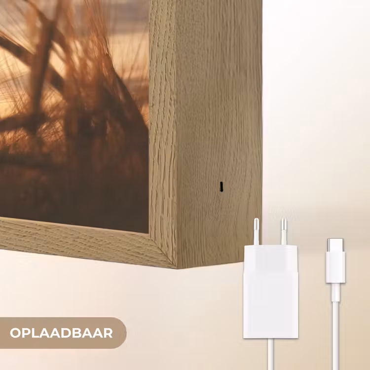 Lightbox - Wandlamp - Riet - Gras - Zonsondergang - Natuur - Horizon — 7