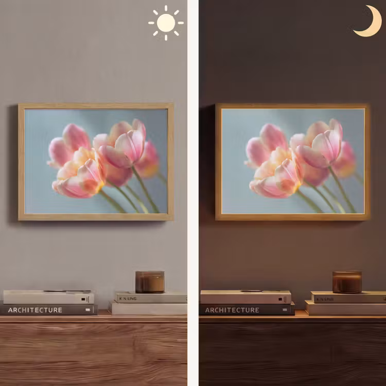 Lightbox - Wandlamp - Tulpen - Roze - Stelen — 6