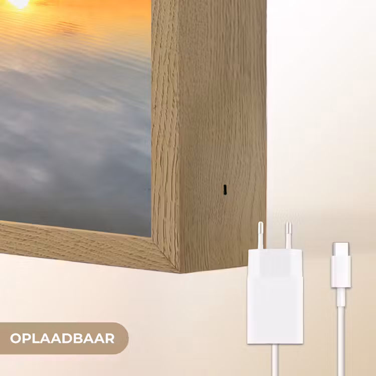Lightbox - Wandlamp - Water - Steiger - Vogels - Zonsondergang - Horizon — 7