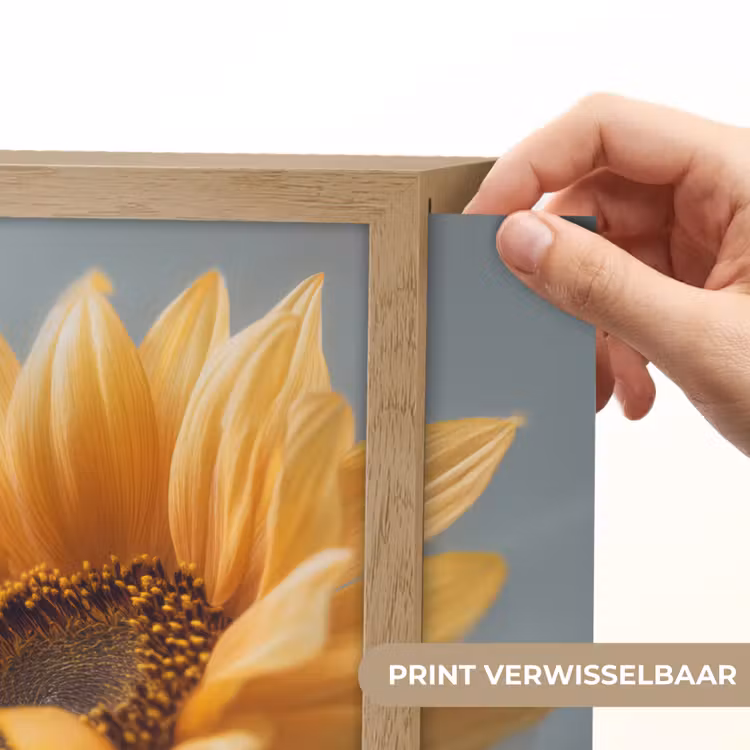 Lightbox - Wandlamp - Zonnebloemen - Geel - Wazig — 5