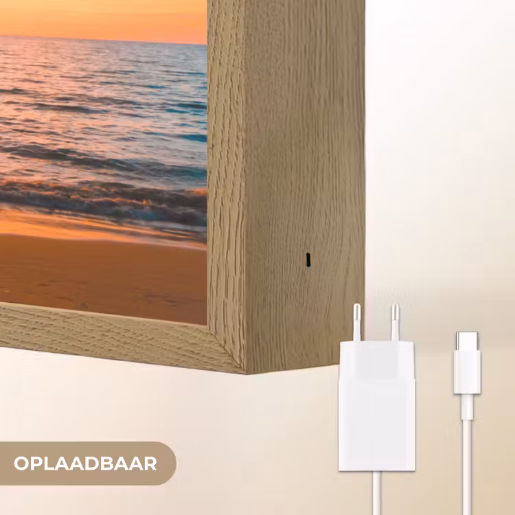 Lightbox - Wandlamp - Palm - Zonsondergang - Horizon - Strand - Zee - Tropisch — 7