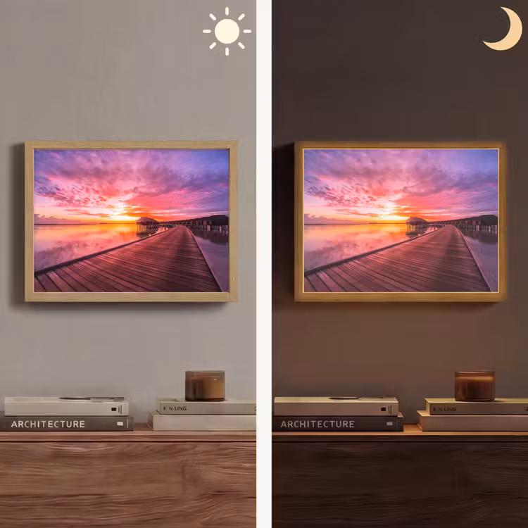 Lightbox - Wandlamp - Steiger - Water - Zon - Roze - Horizon — 6