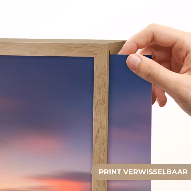 Lightbox - Wandlamp - Steiger - Zonsondergang - Water - Zee - Reflectie — 5