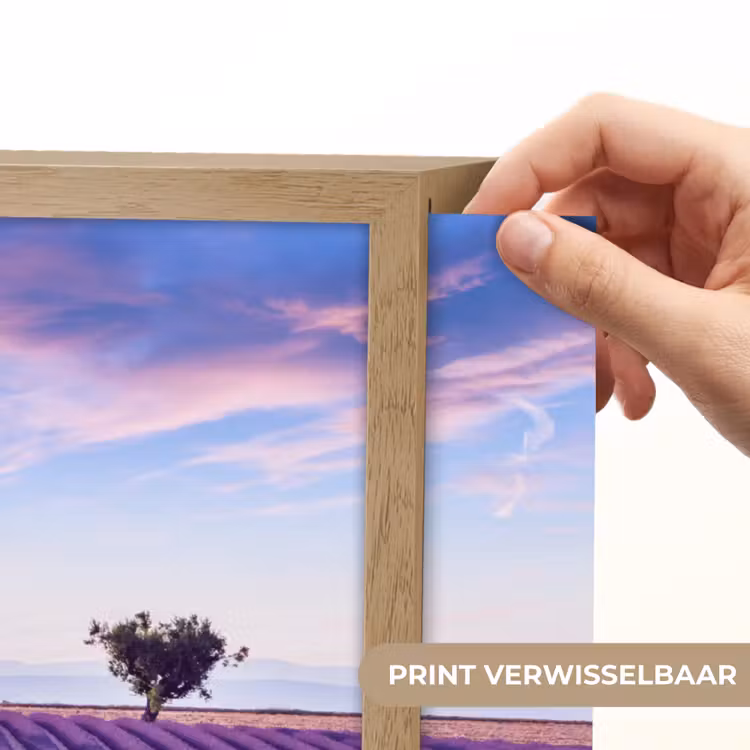 Lightbox - Wandlamp - Lavendel - Natuur - Paars - Bomen - Bloemen — 5