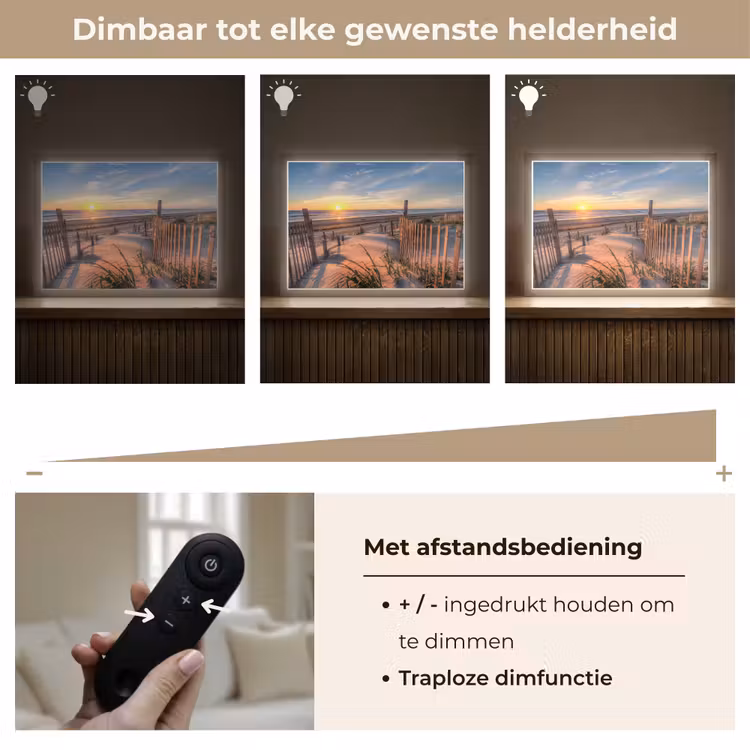 Lightbox - Wandlamp - Strand - Zee - Duin - Zonsondergang - Landschap — 9