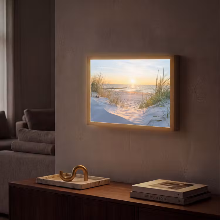 Lightbox - Wandlamp - Strand - Zon - Duin - Gras - Zand - Horizon — 2