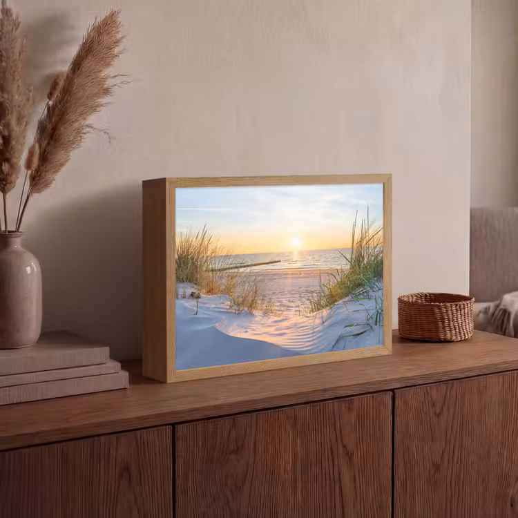 Lightbox - Wandlamp - Strand - Zon - Duin - Gras - Zand - Horizon — 4