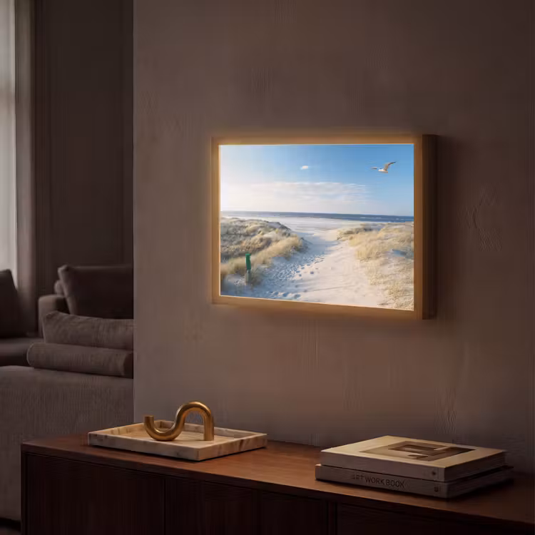 Lightbox - Wandlamp - Duin - Meeuw - Strand - Zee - Zon — 2