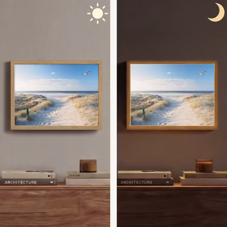 Lightbox - Wandlamp - Duin - Meeuw - Strand - Zee - Zon — 6