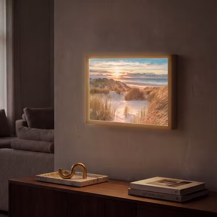 Lightbox - Wandlamp - Duin - Planten - Zonsondergang - Strand - Zee — 2