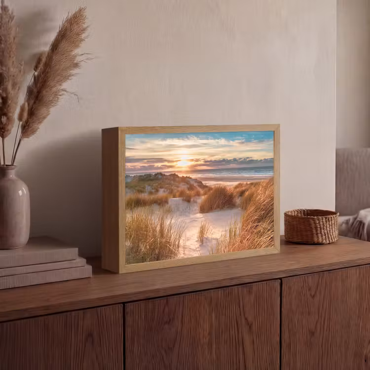 Lightbox - Wandlamp - Duin - Planten - Zonsondergang - Strand - Zee — 4