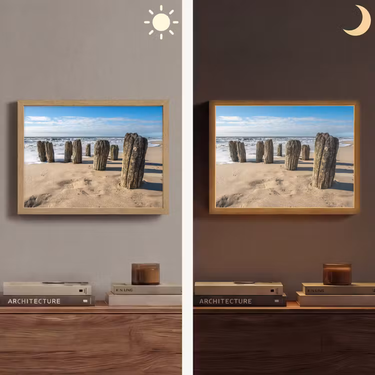 Lightbox - Wandlamp - Zand - Strand - Paal - Water - Zomer — 6