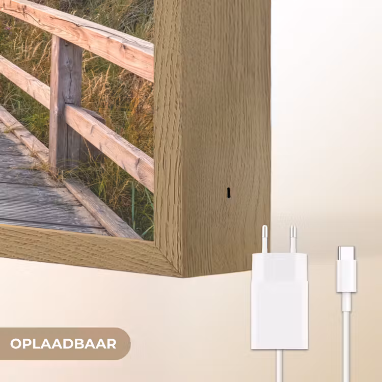 Lightbox - Wandlamp - Zonsonderang - Zee - Pad - Gras - Duin - Vogels — 7