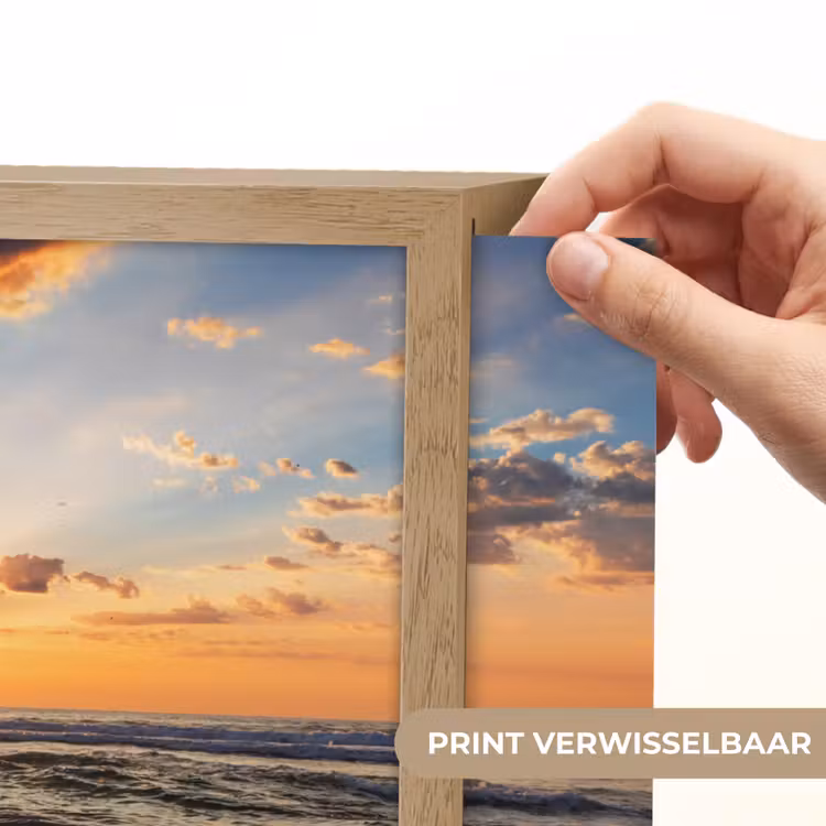 Lightbox - Wandlamp - Strand - Zonsondergang - Zee - Wolken - Horizon — 5