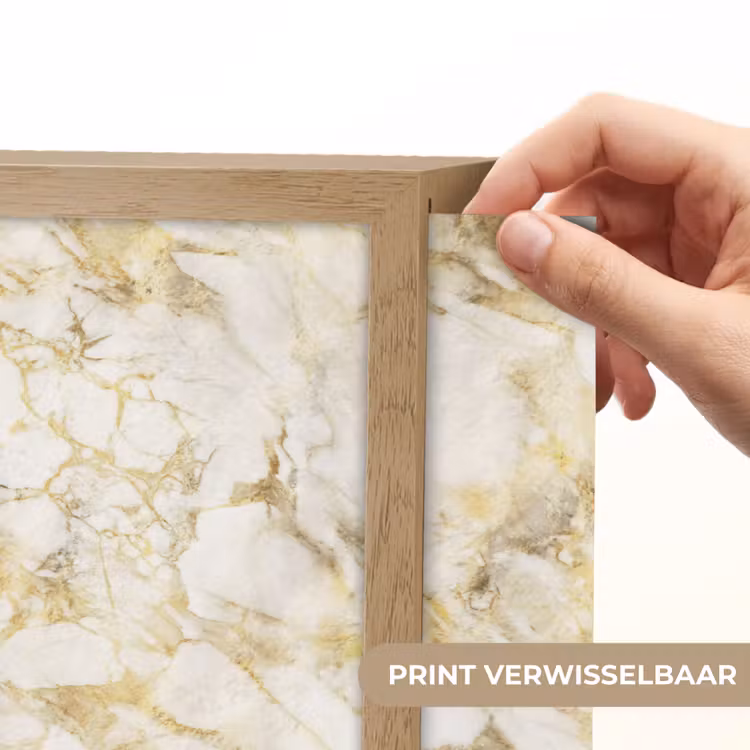 Lightbox - Wandlamp - Warm - Gouden - Marmer - Patroon — 5