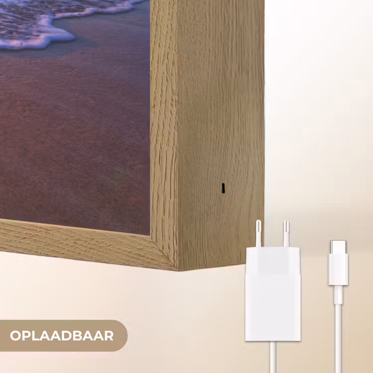 Lightbox - Wandlamp - Zee - Strand - Zonsondergang - Wolken - Horizon — 7
