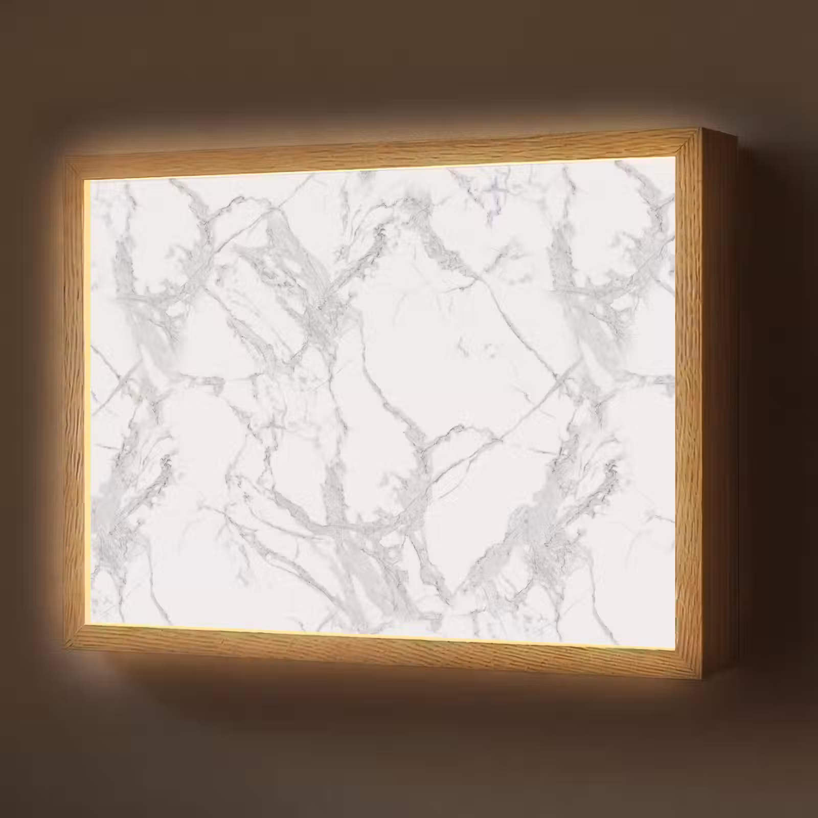 Lightbox - Wandlamp - Marmer - Zuiver - Grijs - Aders — 1