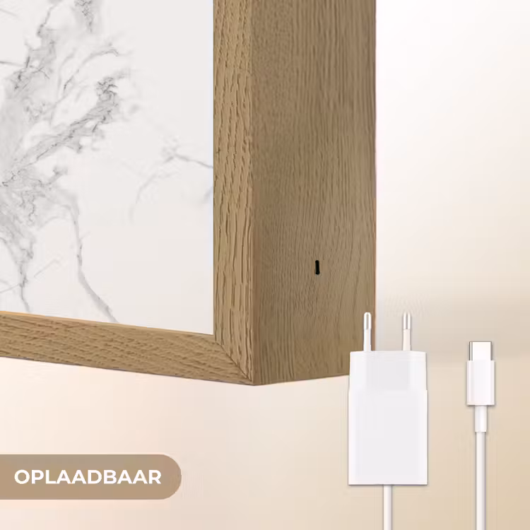 Lightbox - Wandlamp - Marmer - Zuiver - Grijs - Aders — 7