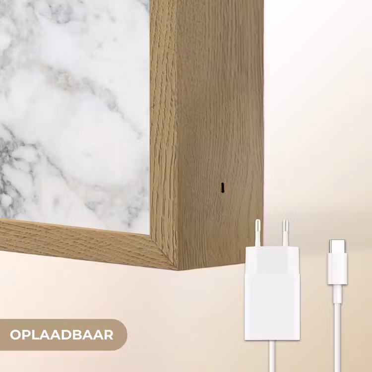 Lightbox - Wandlamp - Mozaïek - Marmer - Wit - Onregelmatig — 7