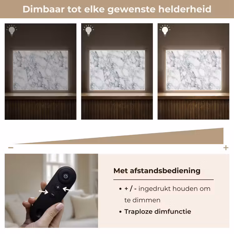 Lightbox - Wandlamp - Mozaïek - Marmer - Wit - Onregelmatig — 9