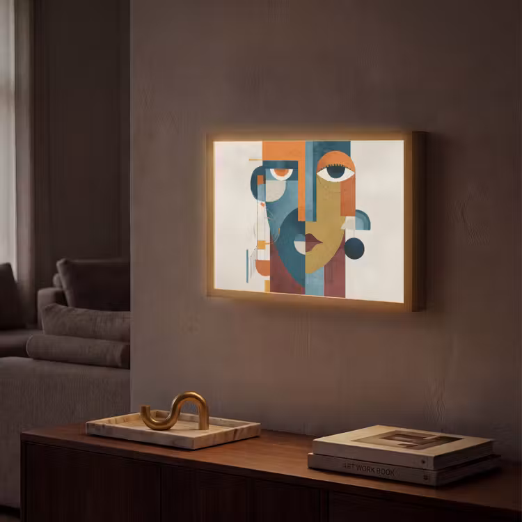 Lightbox - Wandlamp - Geometrisch - Strakke vormen - Kleurrijk — 2