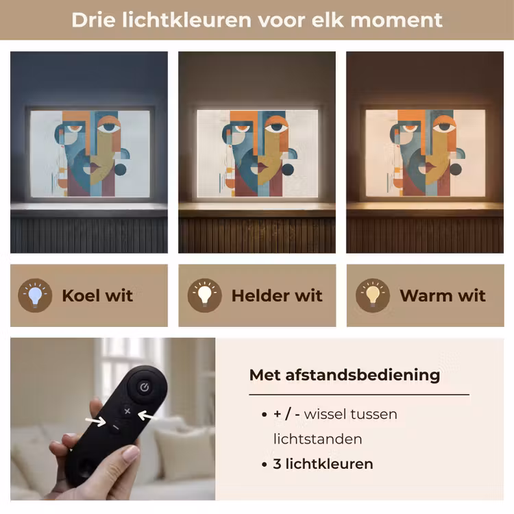 Lightbox - Wandlamp - Geometrisch - Strakke vormen - Kleurrijk — 8
