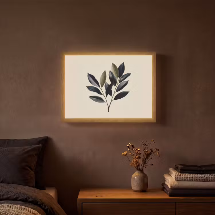 Lightbox - Wandlamp - Ovaal - Olijfgroen - Simpel — 3