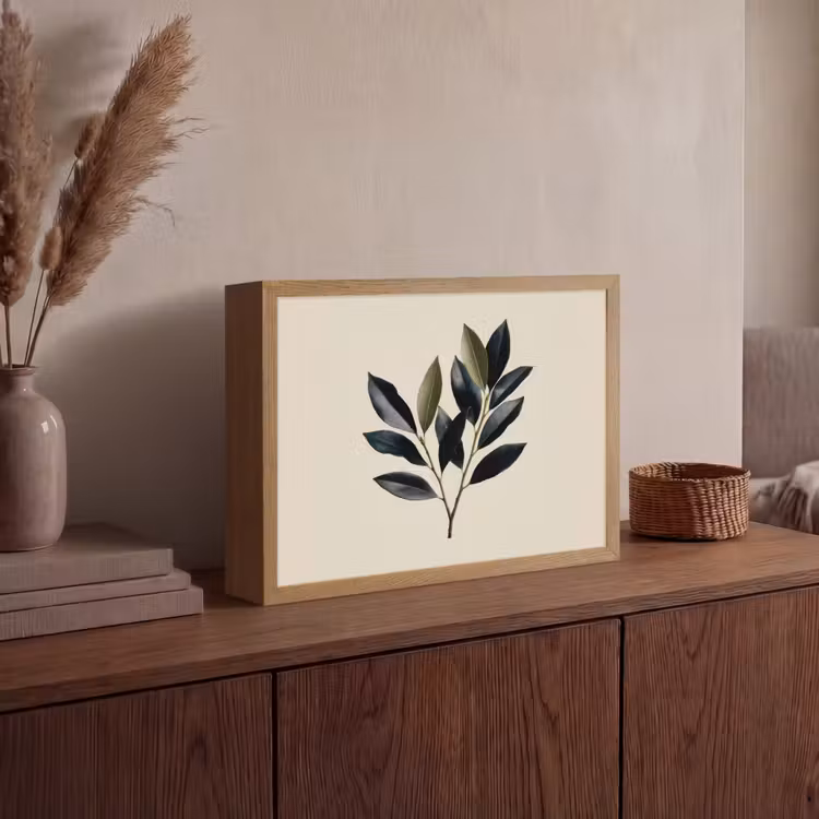 Lightbox - Wandlamp - Ovaal - Olijfgroen - Simpel — 4