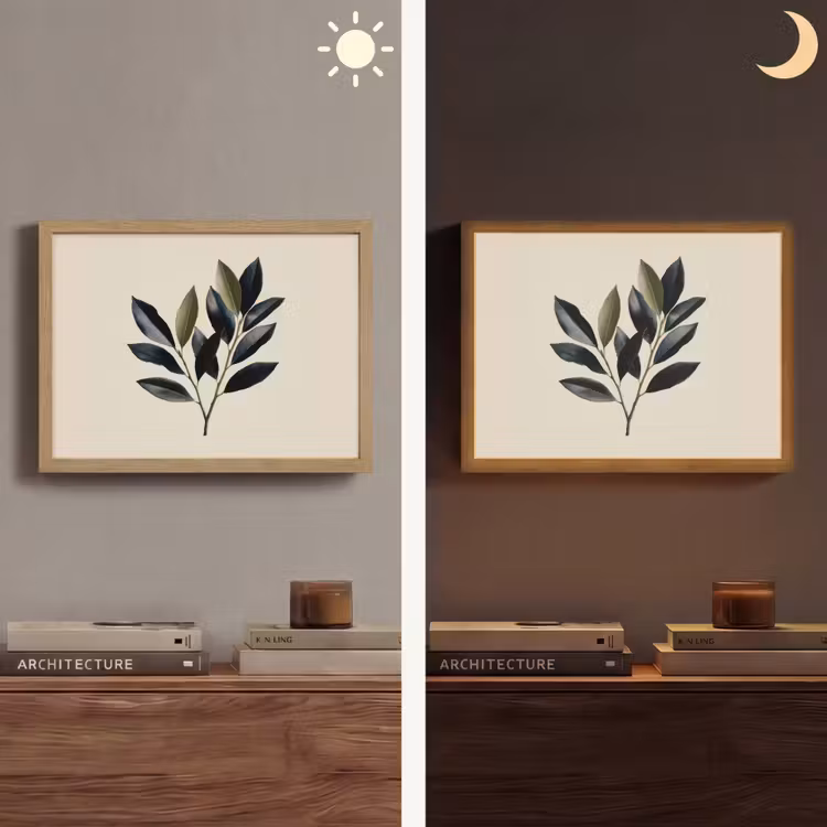 Lightbox - Wandlamp - Ovaal - Olijfgroen - Simpel — 6