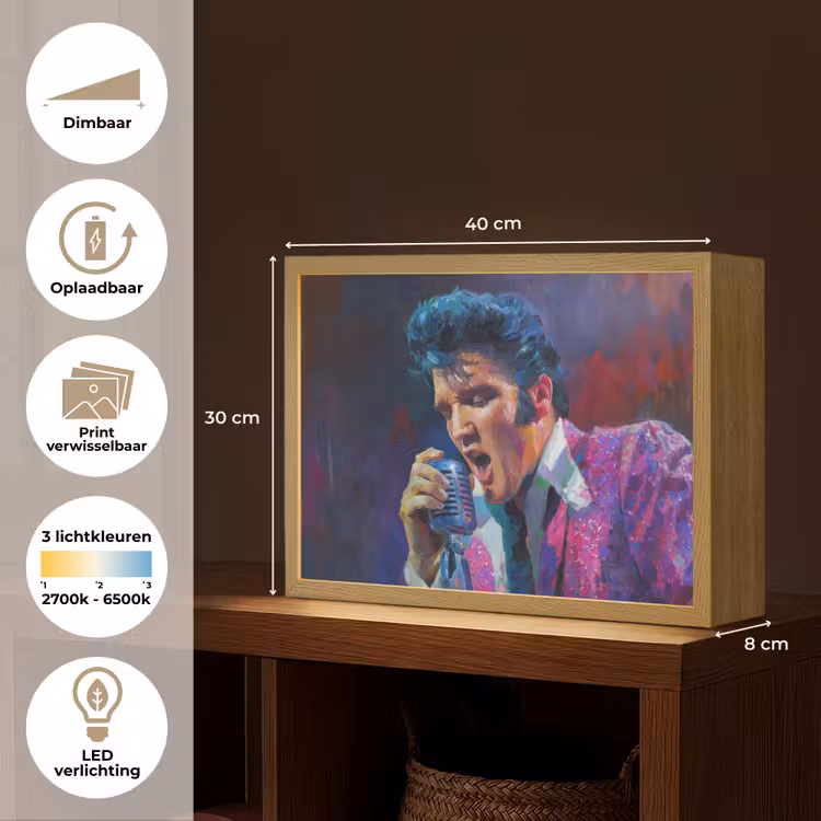 Lightbox - Wandlamp - Expressief - Microfoon - Paars — 10