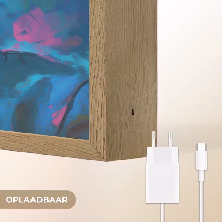 Lightbox - Wandlamp - Portret - Sigaret - Kleurrijk - Bril — 7