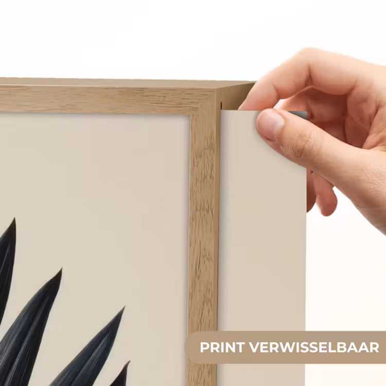 Lightbox - Wandlamp - Palmblad - Donkere bladen - Subtiel — 5
