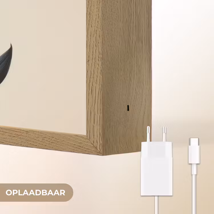 Lightbox - Wandlamp - Palmblad - Donkere bladen - Subtiel — 7