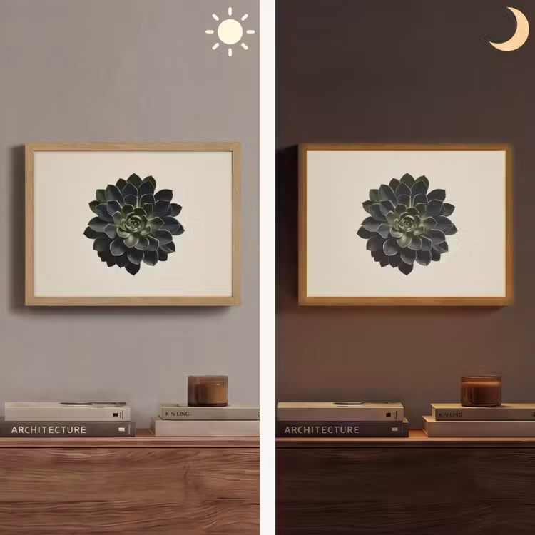 Lightbox - Wandlamp - Rozet - Cirkelvormig - Donkergroen — 6