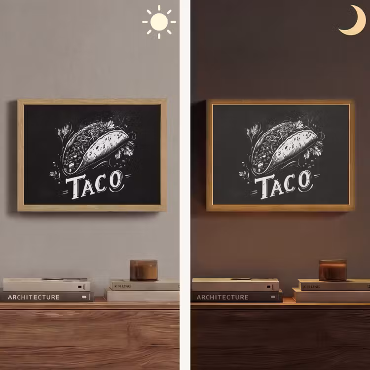 Lightbox - Wandlamp - Taco - Kruiden - Witte krijtstijl - Tekst — 6