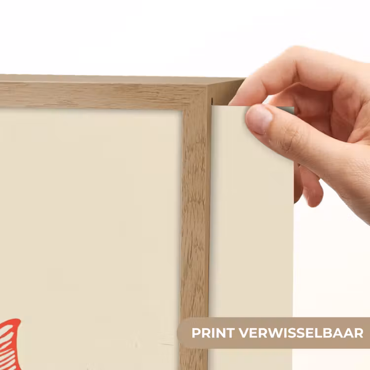 Lightbox - Wandlamp - Zeepaardje - Rood - Fijne details — 5