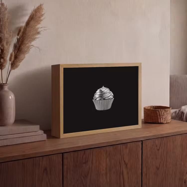Lightbox - Wandlamp - Cupcake - Luxueus - Zilver — 4