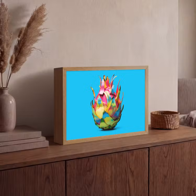 Lightbox - Wandlamp - Drakenfruit - Blauw - Levendig — 4