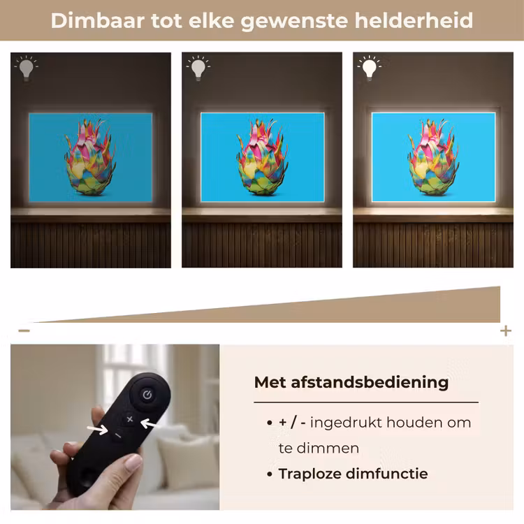 Lightbox - Wandlamp - Drakenfruit - Blauw - Levendig — 9