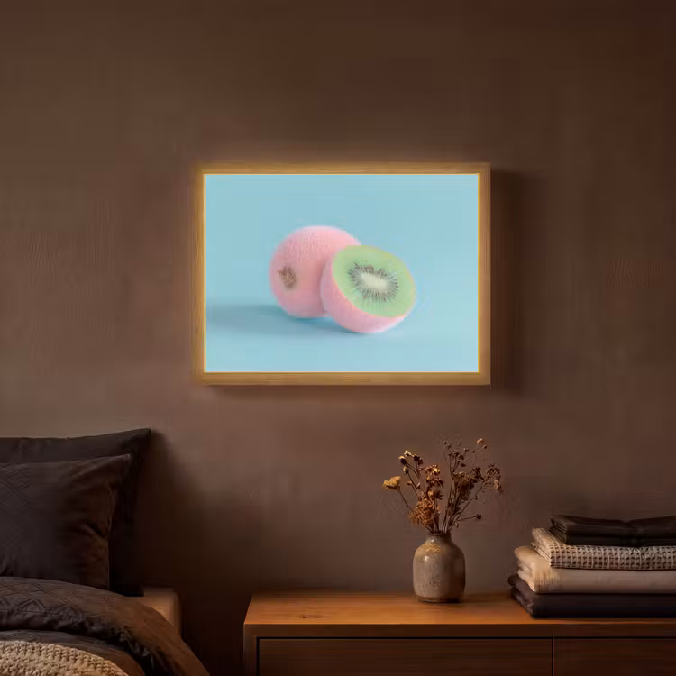 Lightbox - Wandlamp - Kiwi - Blauw - Surrealistisch — 3