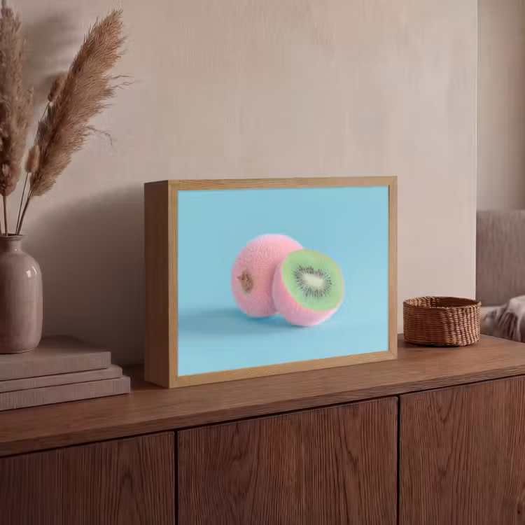 Lightbox - Wandlamp - Kiwi - Blauw - Surrealistisch — 4