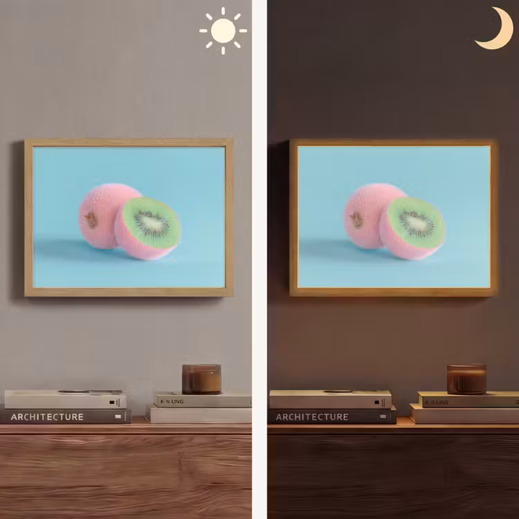 Lightbox - Wandlamp - Kiwi - Blauw - Surrealistisch — 6