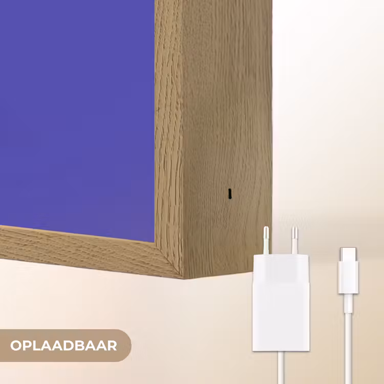 Lightbox - Wandlamp - Meloen - Blauw - Oranje - Kunstzinnig — 7
