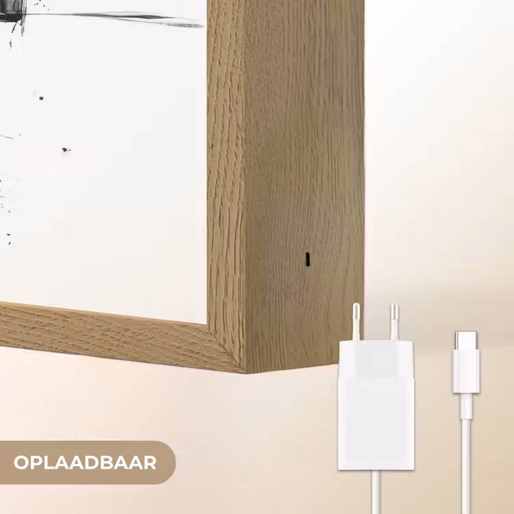 Lightbox - Wandlamp - Piano - Oranje - Zwart - schets lijnen — 7