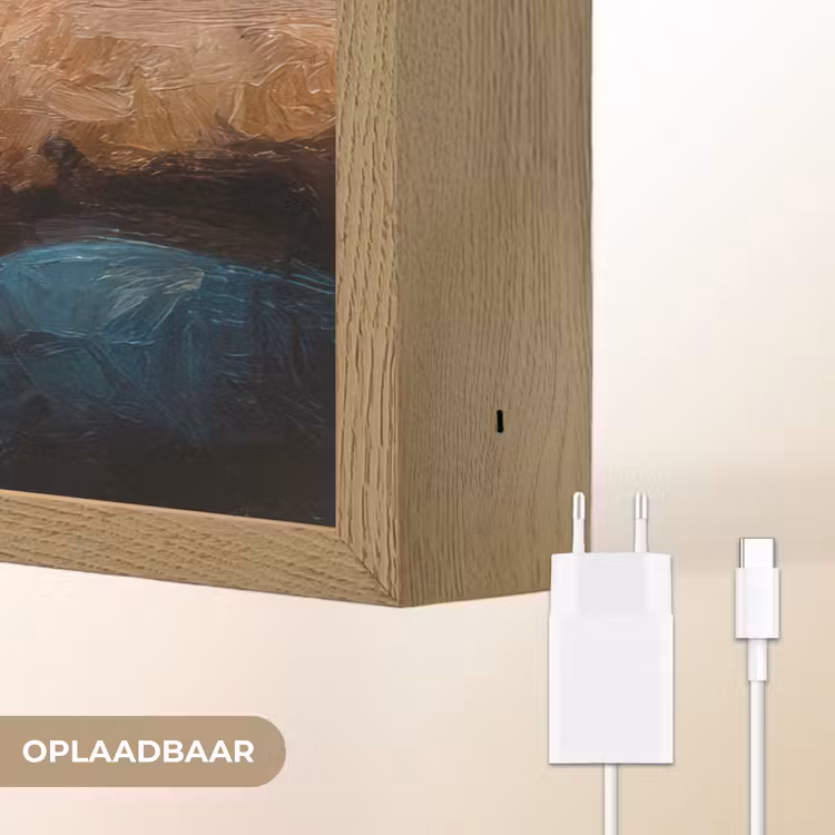 Lightbox - Wandlamp - Drumstokken - Olieverf - Man — 7