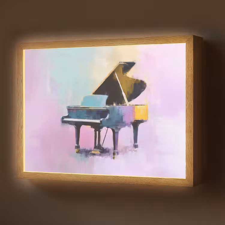 Lightbox - Wandlamp - Piano - Pastel - Elegant - Dromerig — 1