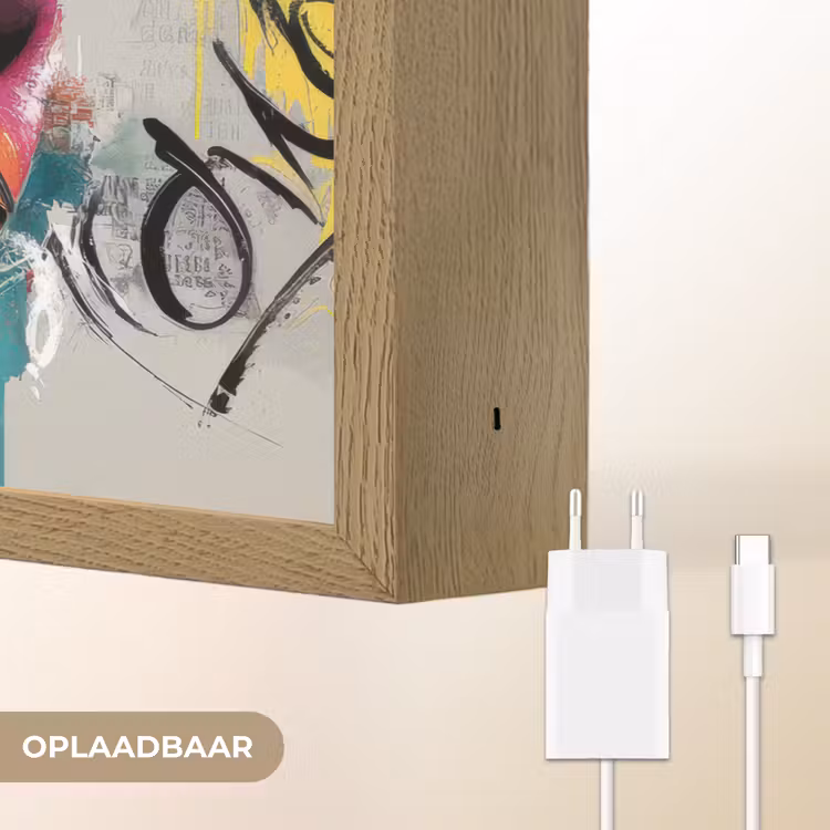 Lightbox - Wandlamp - Lippen - Graffiti - Expressief — 7