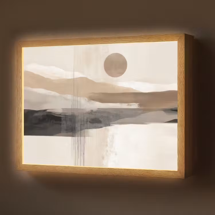 Lightbox - Wandlamp - Minimalistisch - Landschap - Dimensie — 1
